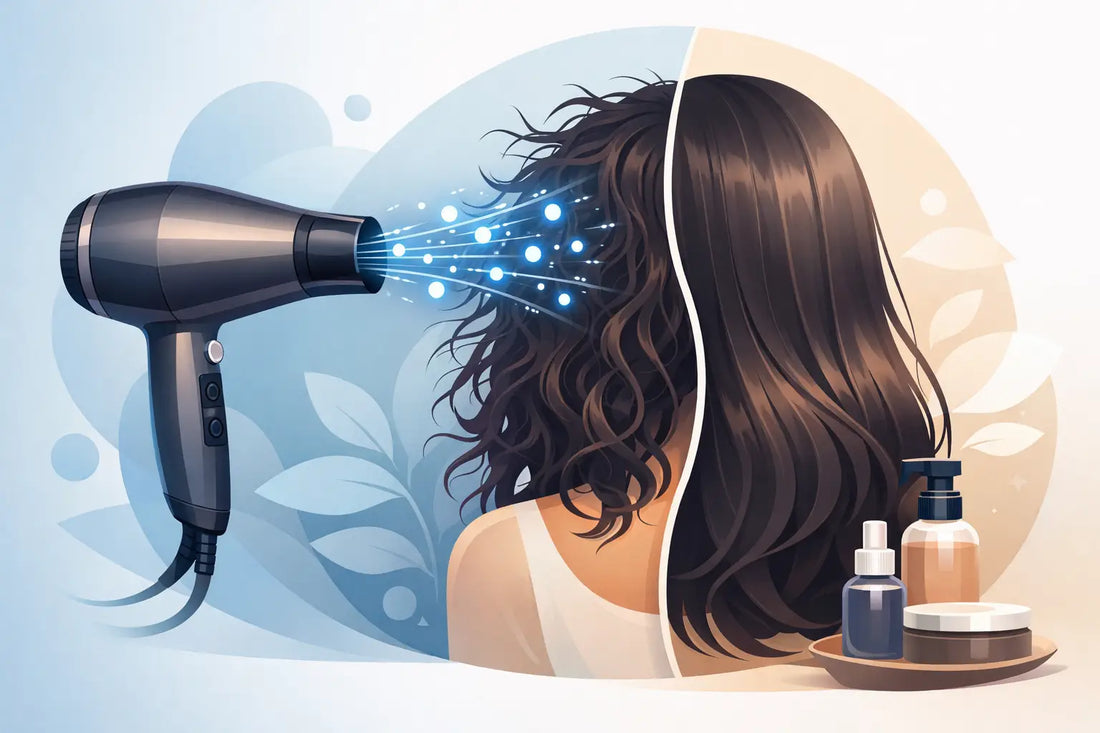 ¿Funciona el secador iónico para frizz?