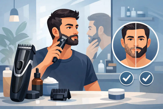 Cómo usar recortadora de barba sin errores