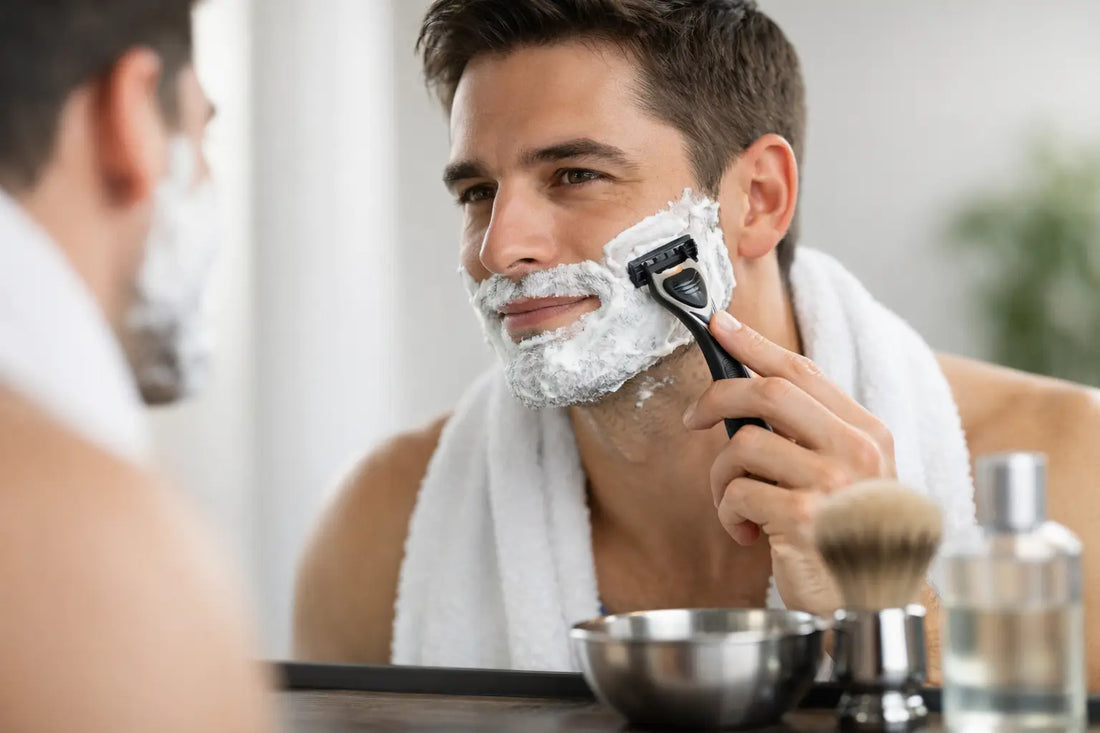 Guía de afeitado masculino sin irritación